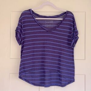 WE THE FREE High Low Striped Tee Size SMALL